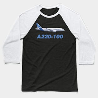 Airbus A220-100 Baseball T-Shirt